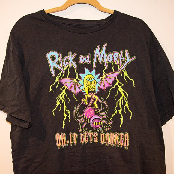 Rick and Morty T-Shirt Black Mens XL - Picture 1 of 2